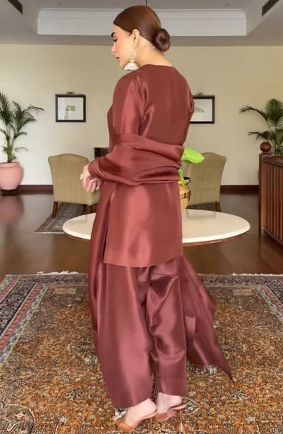 Brown solid