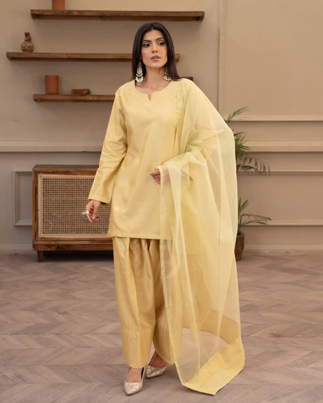 Yellow solid