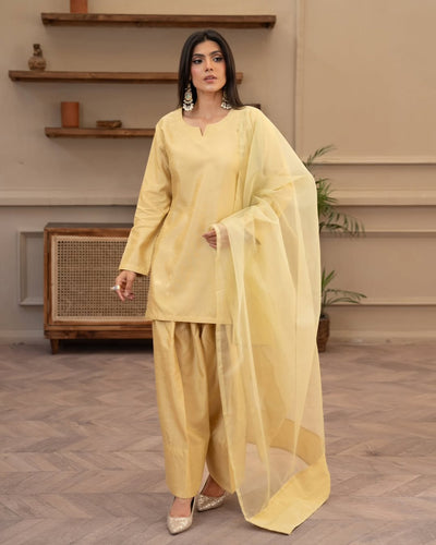 Yellow solid