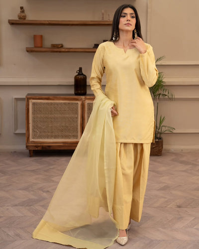 Yellow solid