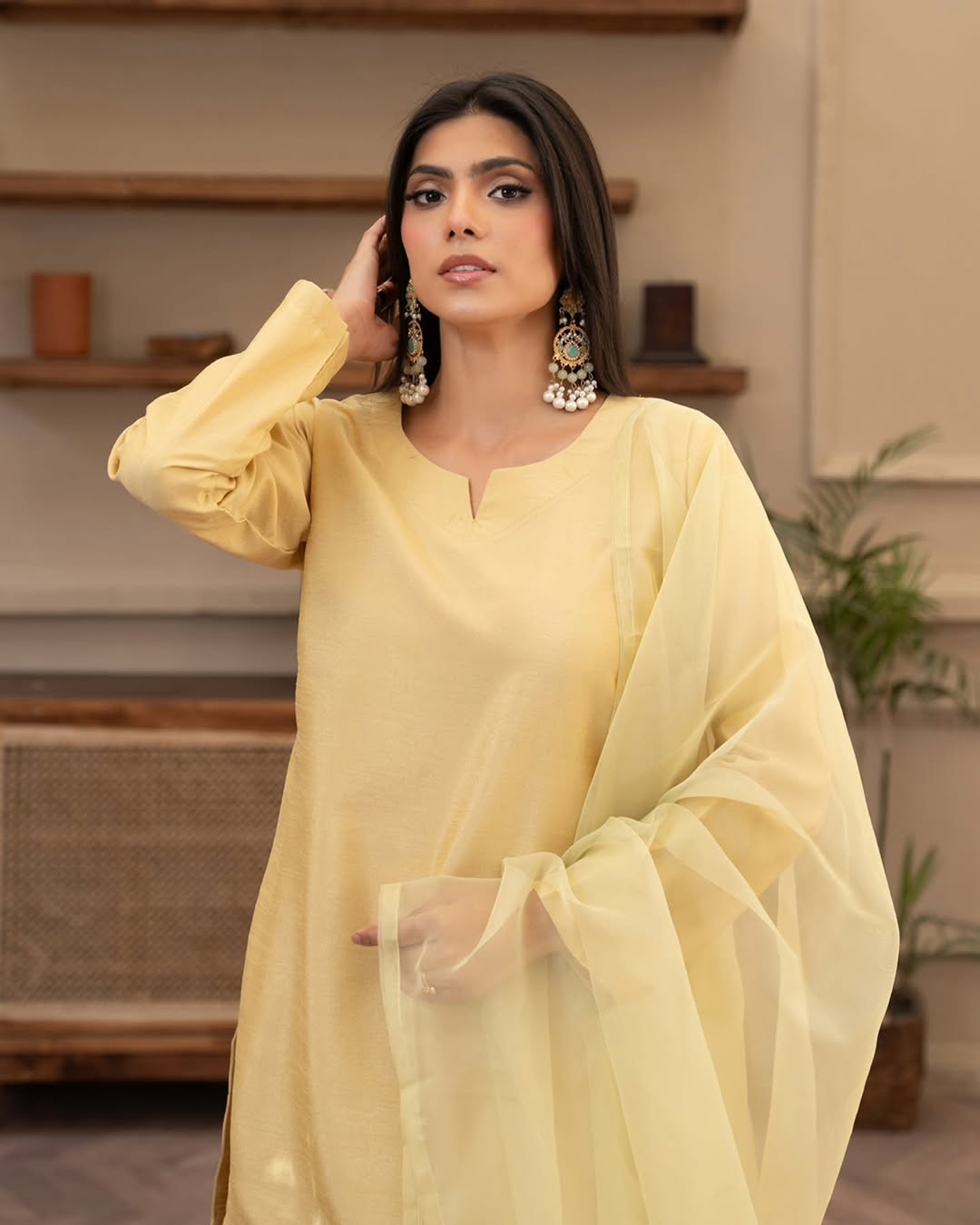 Yellow solid